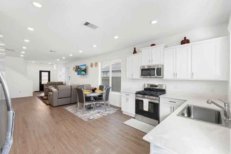 Furnished interior view inside a new home in Tavola: Gulf Coast Collection, New Caney (Image 9).