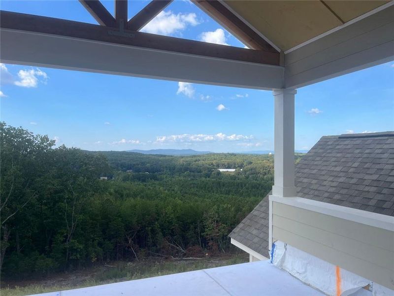 Exterior details and patio area of a home in Horizon at Laurel Canyon, Canton (Image 8).