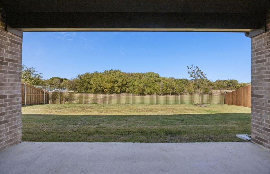 Covered patio Covered patio