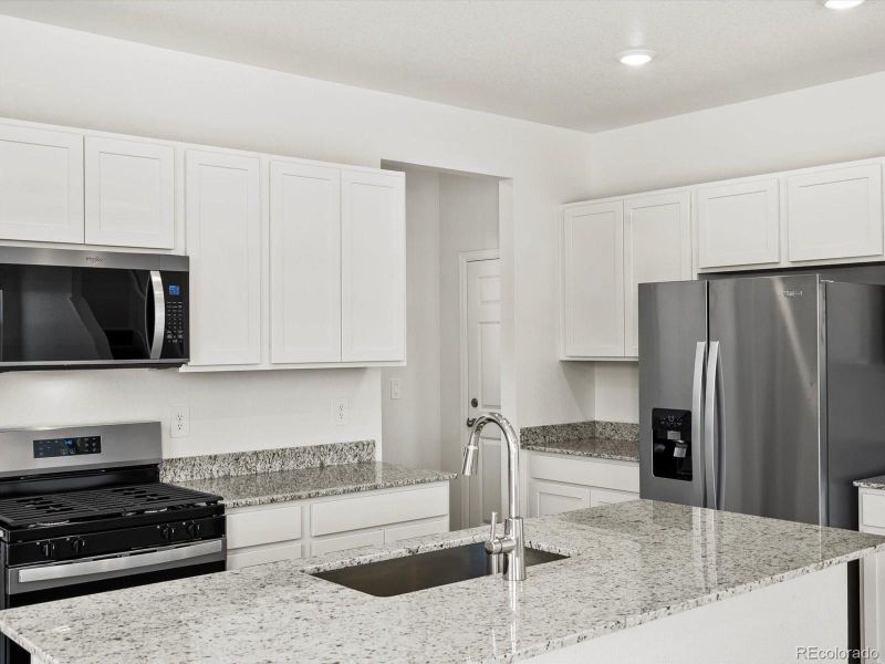 Furnished interior view inside a new home in Revere at Johnstown, Johnstown (Image 4).