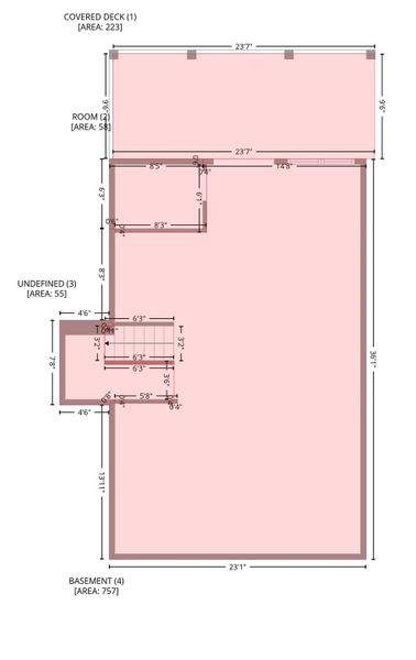 Unfinished Basement Floor Plan
