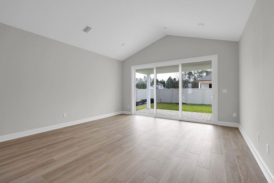 Representative unfurnished interior of a home built from the The Cypress by Providence Homes (Florida) in Reflections at Nocatee, Nocatee (Image 29).