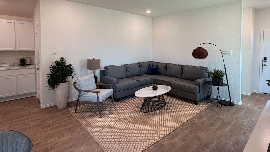 Furnished interior view inside a new home in Valverde, Bastrop (Image 4).