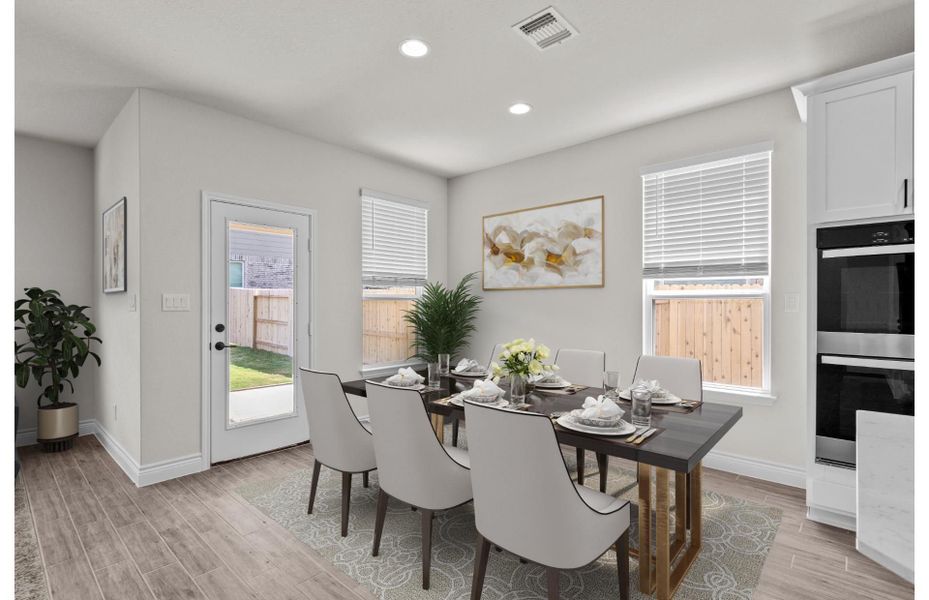 Representative furnished interior of a home built from the Caldwell by Pulte Homes in Bison Ridge, San Antonio (Image 9).