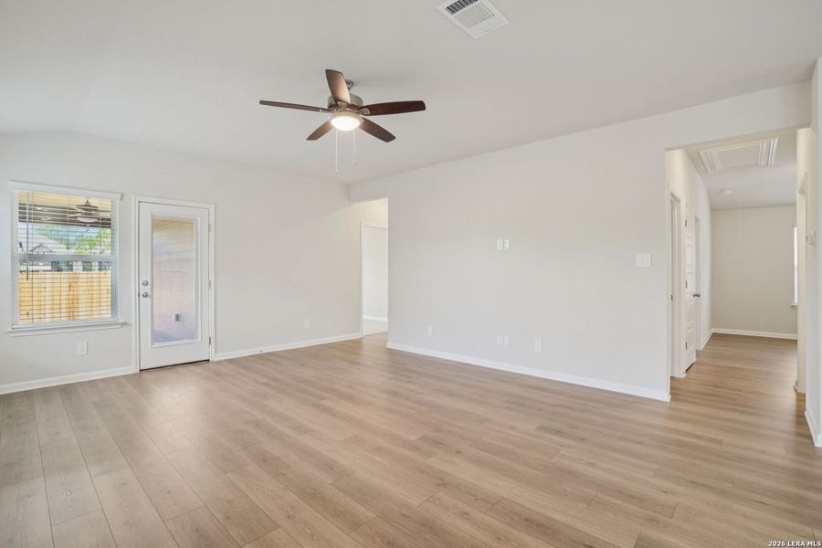 Spacious, unfurnished interior of a new home in Sagebrooke - Premier Series, San Antonio (Image 14). Spacious, unfurnished interior of a new home in Sagebrooke - Premier Series, San Antonio (Image 14).