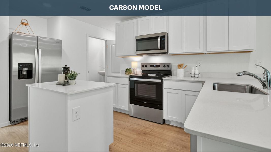 Furnished interior view inside a new home in Trout River, Jacksonville (Image 3).