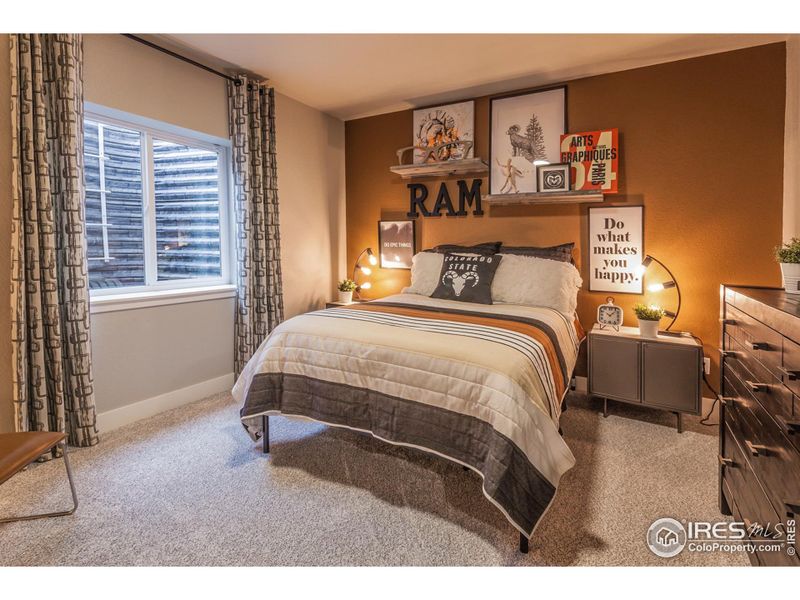 EXAMPLE PHOTO: FINISHED BASEMENT BEDROOM