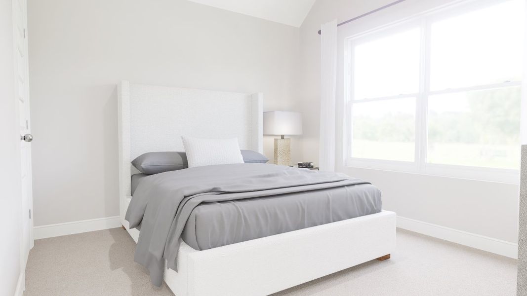 Representative furnished interior of a home built from the Fontaine Townhome by Parkside Builders in The Parks of Mill Town, Chattanooga (Image 15).
