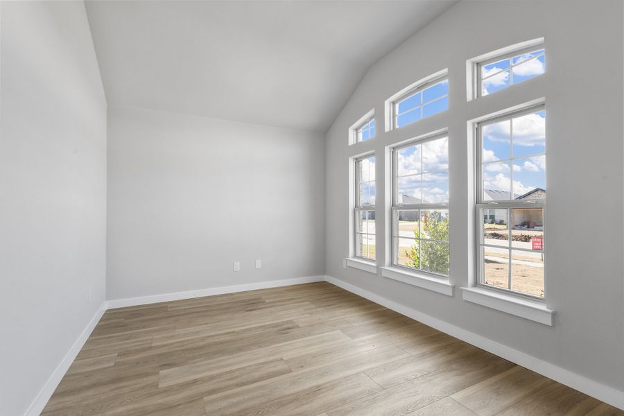 Representative unfurnished interior of a home built from the Sherwood by Cheldan Homes in Pitcock Addition, Graham (Image 25). Representative unfurnished interior of a home built from the Sherwood by Cheldan Homes in Pitcock Addition, Graham (Image 25).