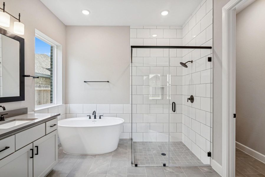 Furnished interior view inside a new home in Riceland 60’ Homesites, Mont Belvieu (Image 4).