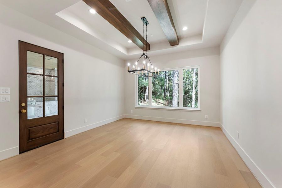 Spacious, unfurnished interior of a new home in , New Waverly (Image 46). Spacious, unfurnished interior of a new home in , New Waverly (Image 46).