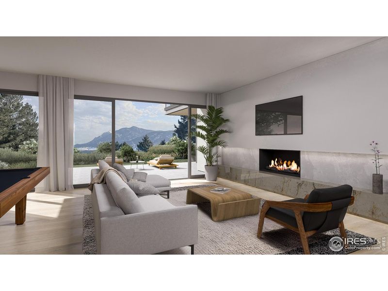 Furnished interior view inside a new home in , Boulder (Image 3).