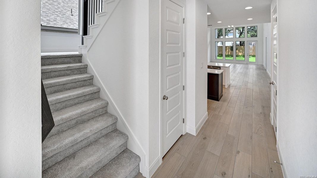 Spacious, unfurnished interior of a new home in Kallison Ranch, San Antonio (Image 25). Spacious, unfurnished interior of a new home in Kallison Ranch, San Antonio (Image 25).