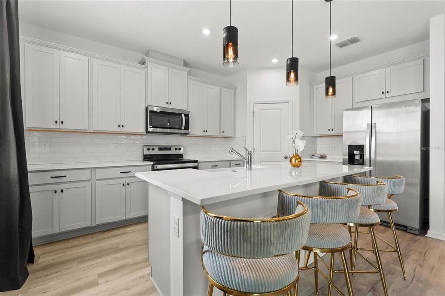 Furnished interior view inside a new home in , Kissimmee (Image 22). Furnished interior view inside a new home in , Kissimmee (Image 22).