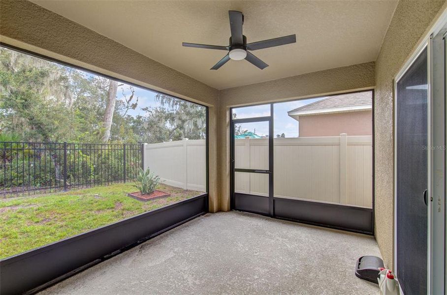 Exterior details and patio area of a home in Cadence at Parc Hill, Orange City (Image 3). Exterior details and patio area of a home in Cadence at Parc Hill, Orange City (Image 3).