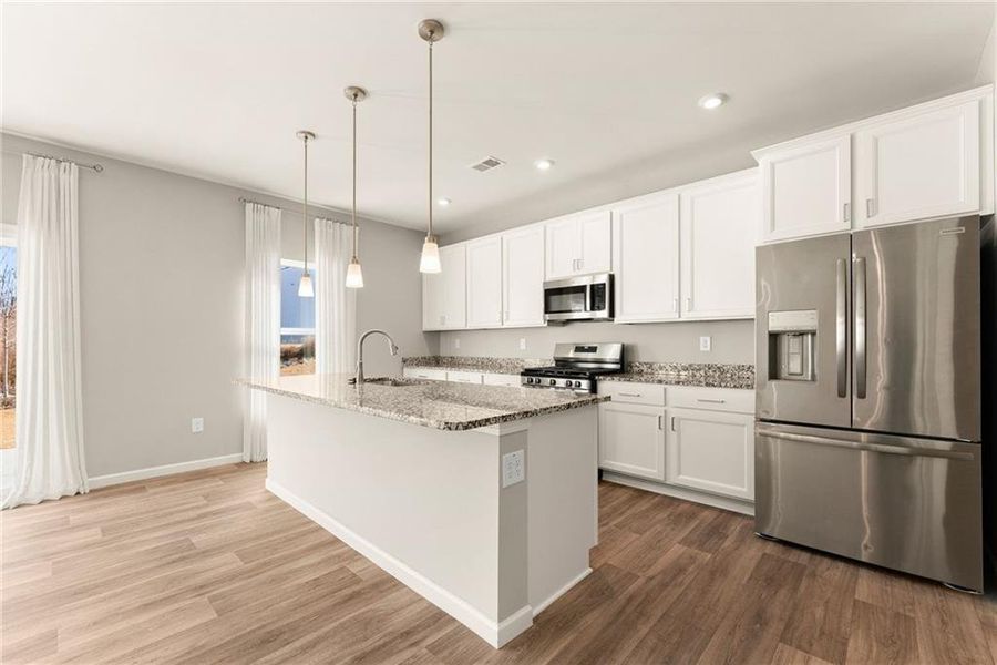 Furnished interior view inside a new home in , Braselton (Image 5). Furnished interior view inside a new home in , Braselton (Image 5).