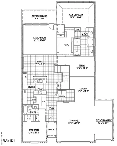 Plan 1531 1st floor (3C) Plan 1531 1st floor (3C)