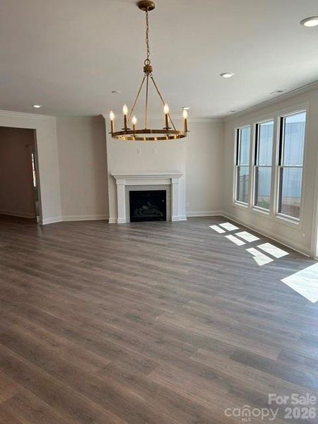 Spacious, unfurnished interior of a new home in The Courtyards at Hodges Farm, Charlotte (Image 16).