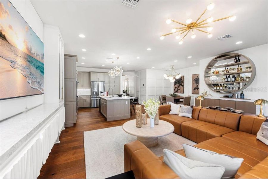Furnished interior view inside a new home in , Fort Myers (Image 10).