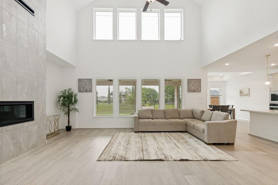 Furnished interior view inside a new home in , Cypress (Image 8).
