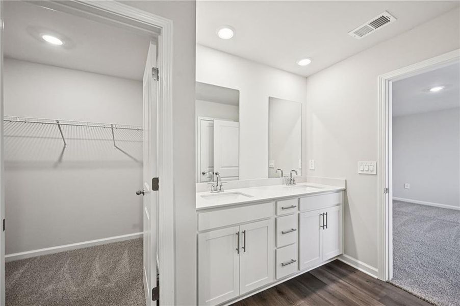 Furnished interior view inside a new home in Avalon - Reserve Series, Conyers (Image 18). Furnished interior view inside a new home in Avalon - Reserve Series, Conyers (Image 18).