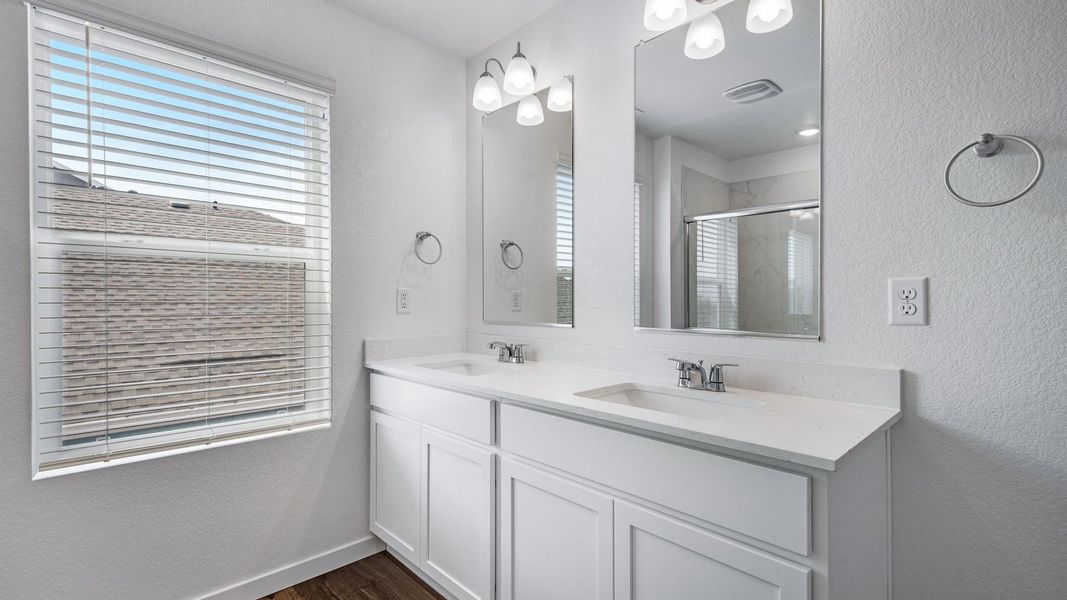 Furnished interior view inside a new home in Vista Meadows, Fort Lupton (Image 14).