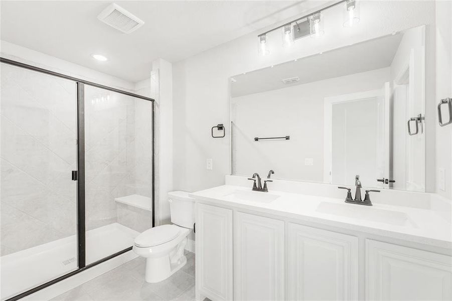 Furnished interior view inside a new home in Crystal Lake Estates, Red Oak (Image 14).