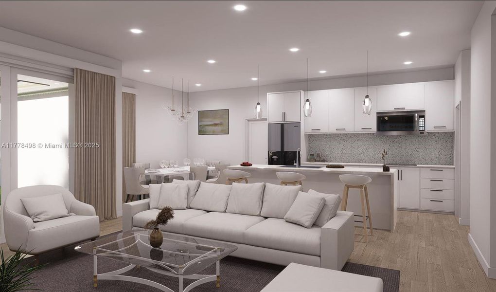 Furnished interior view inside a new home in , Labelle (Image 7). Furnished interior view inside a new home in , Labelle (Image 7).