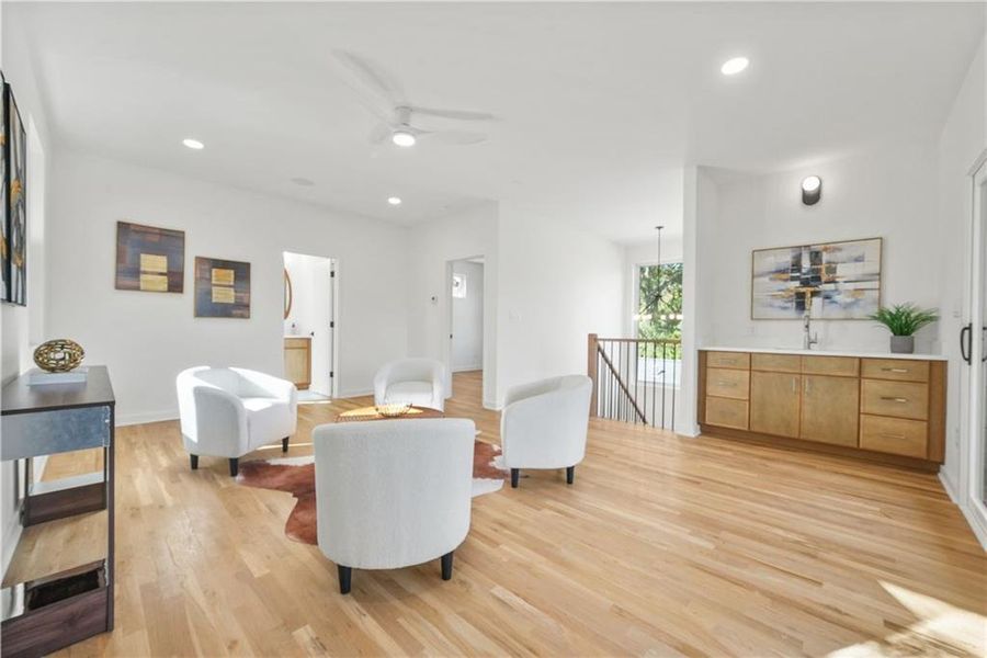 Furnished interior view inside a new home in , Atlanta (Image 15).