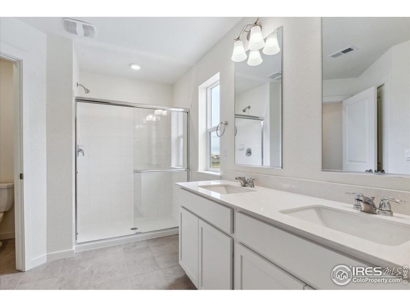 Furnished interior view inside a new home in Silver Peaks, Lochbuie (Image 6).
