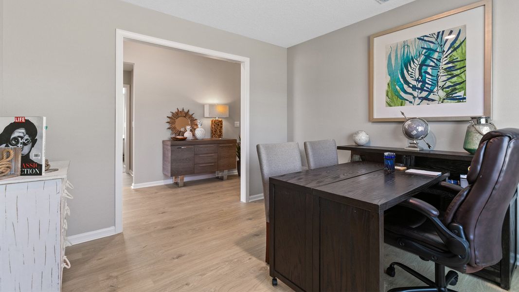 Representative furnished interior of a home built from the DALTON by D.R. Horton in American Village, Palm Coast (Image 17).