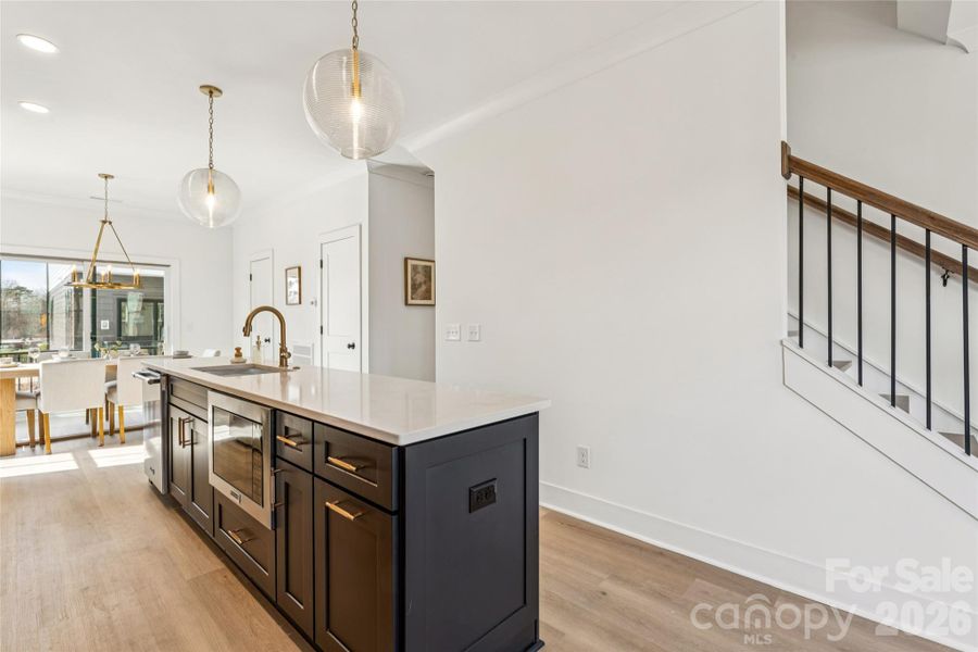 Furnished interior view inside a new home in , Charlotte (Image 18).