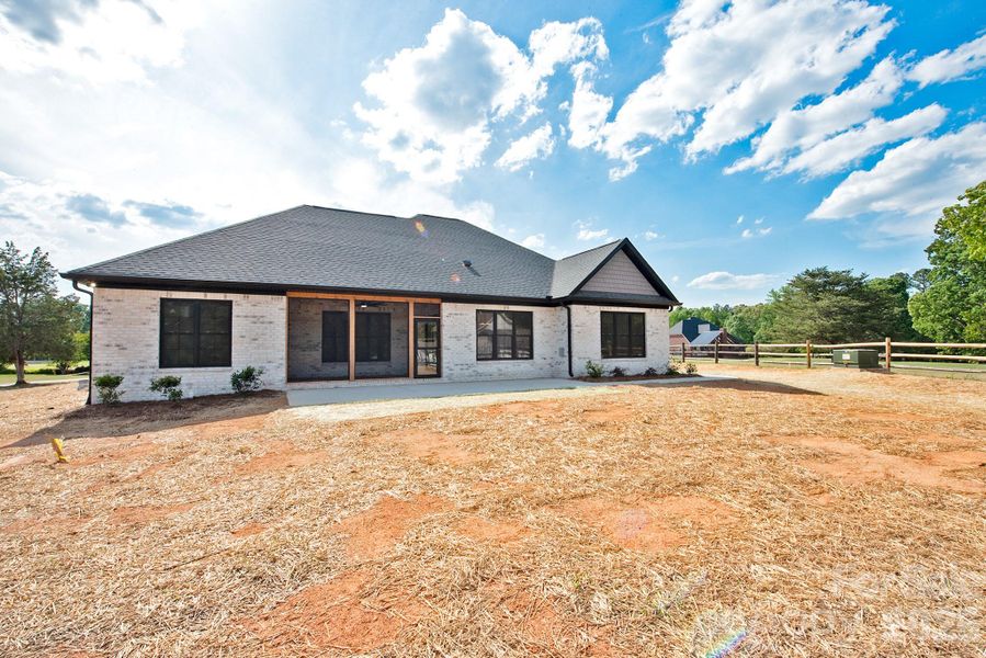 Exterior details and patio area of a home in , China Grove (Image 27).