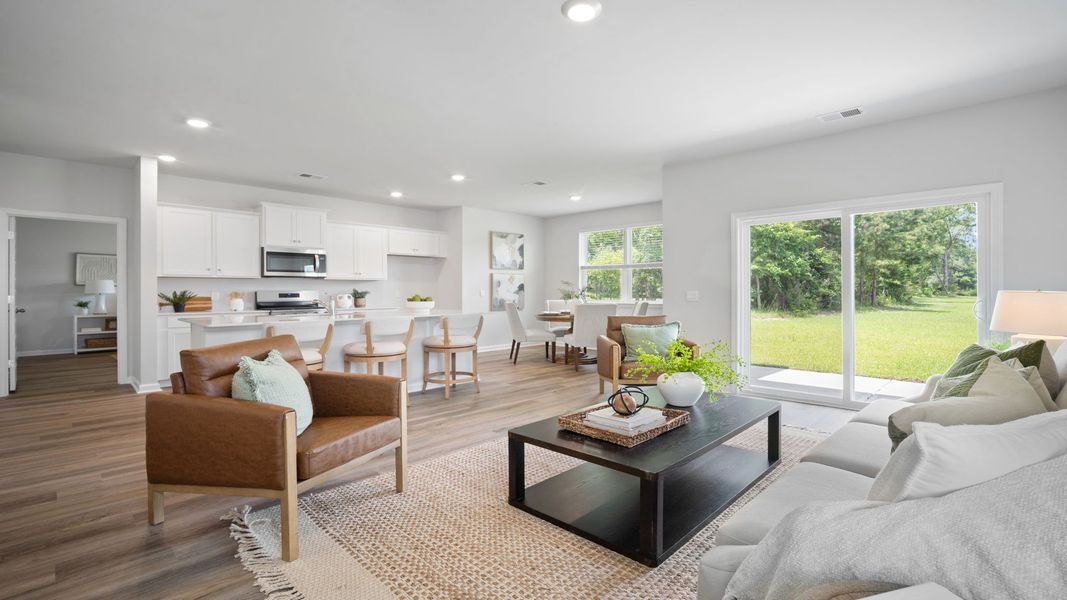 Furnished interior view inside a new home in Fernhill Farms, Statesboro (Image 14).