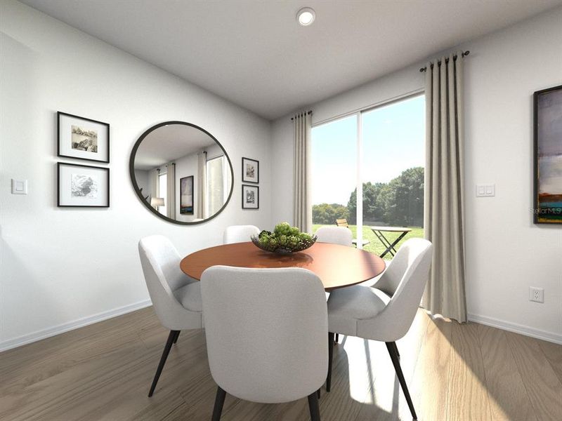 Furnished interior view inside a new home in The Reserve at Van Oaks, Auburndale (Image 4).