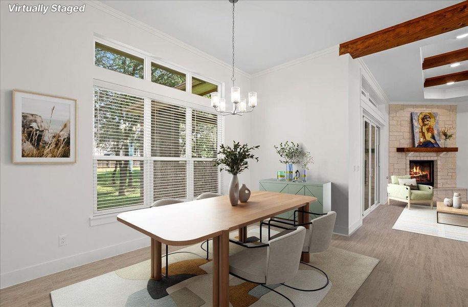Furnished interior view inside a new home in , Salado (Image 7).