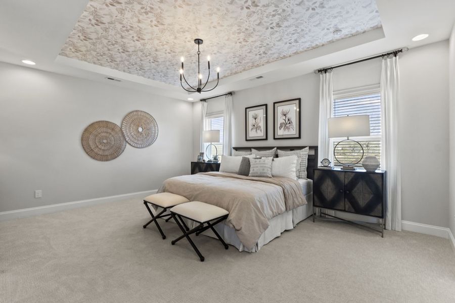 Representative furnished interior of a home built from the Somerset by Taylor Morrison in River Falls, Tega Cay (Image 23).