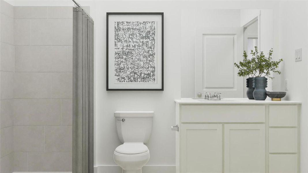 Furnished interior view inside a new home in Pleasant Hill, Bryan (Image 15).