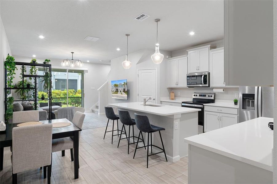 Furnished interior view inside a new home in , Wesley Chapel (Image 12).