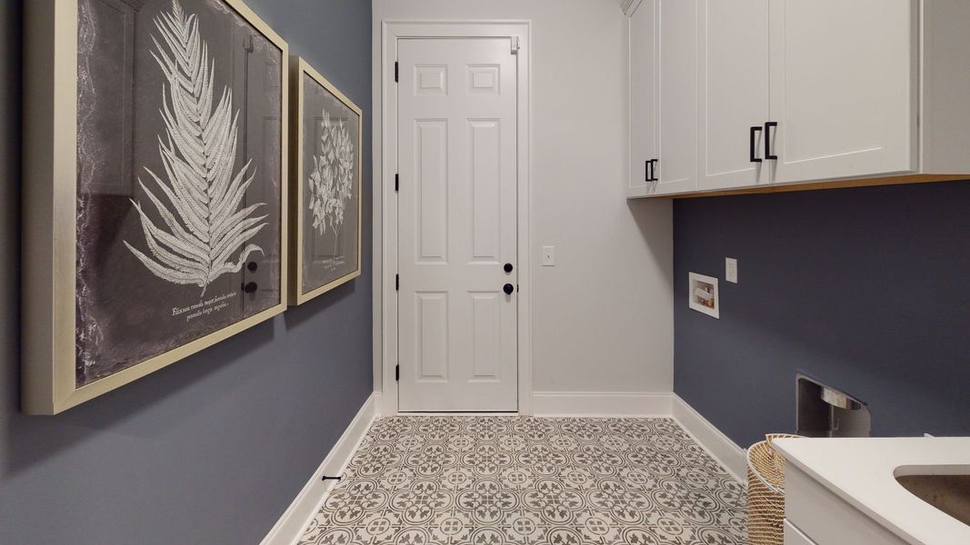 Laundry in new home for sale at Willow Ridge Nolensville by John Wieland Homes Williamson County Laundry in new home for sale at Willow Ridge Nolensville by John Wieland Homes Williamson County