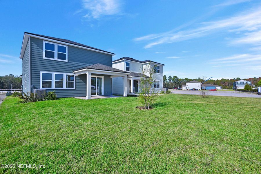 Exterior details and patio area of a home in The Preserve at Bannon Lakes, St. Augustine (Image 4). Exterior details and patio area of a home in The Preserve at Bannon Lakes, St. Augustine (Image 4).