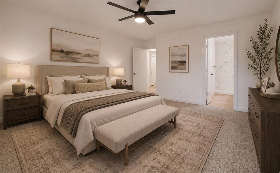 Furnished interior view inside a new home in , Terrell (Image 6). Furnished interior view inside a new home in , Terrell (Image 6).