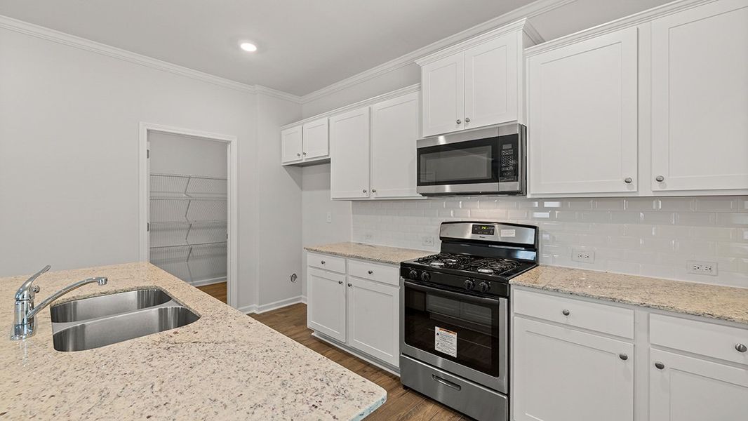 Representative furnished interior of a home built from the Galen by D.R. Horton in Braselton Village, Braselton (Image 4).