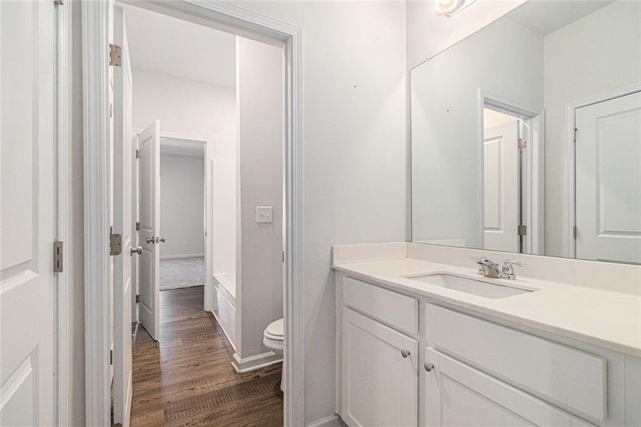Furnished interior view inside a new home in Pickens Landing, Dacula (Image 11).