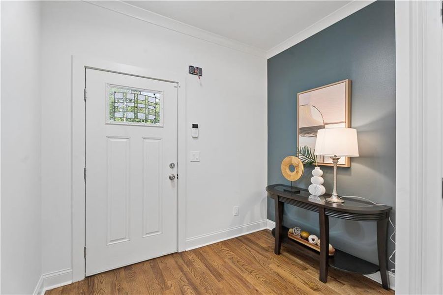 Furnished interior view inside a new home in , Decatur (Image 39).