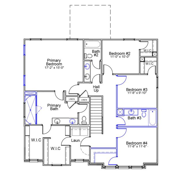 2D floor plan layout of this home in Fieldstone, Lexington, NC (Image 6). 2D floor plan layout of this home in Fieldstone, Lexington, NC (Image 6).