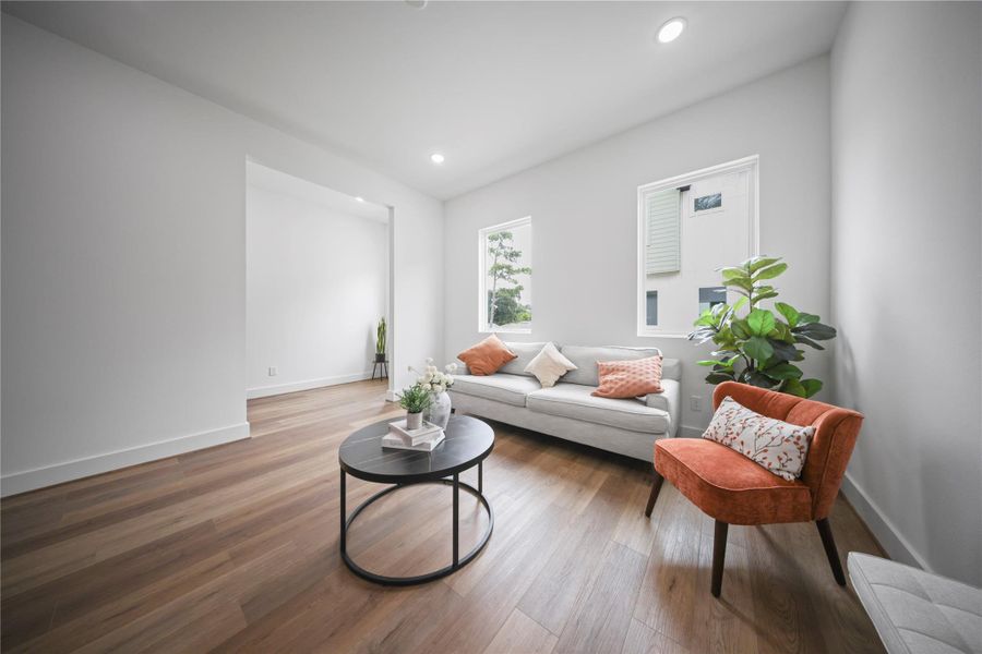 Furnished interior view inside a new home in , Houston (Image 16).