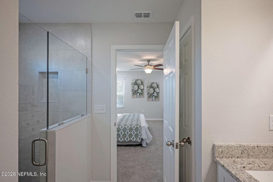 Furnished interior view inside a new home in , Jacksonville (Image 35). Furnished interior view inside a new home in , Jacksonville (Image 35).