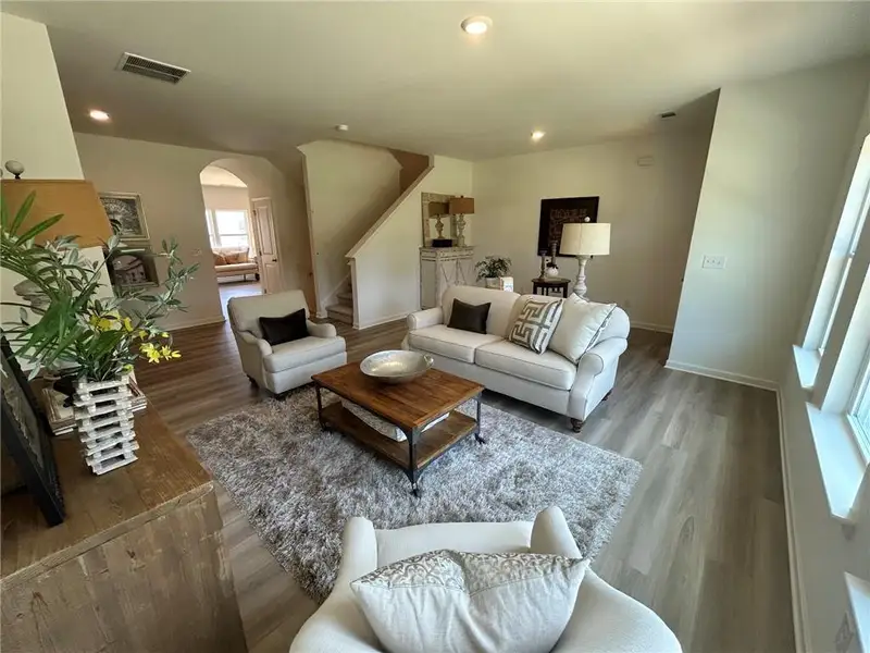 Furnished interior view inside a new home in Old Salem Crossing, Conyers (Image 18).