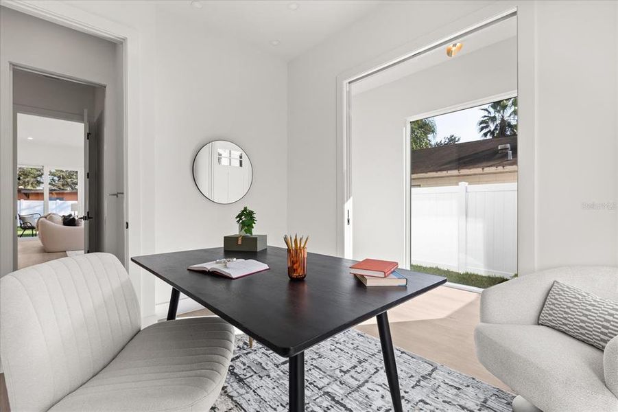 Furnished interior view inside a new home in , Orlando (Image 10). Furnished interior view inside a new home in , Orlando (Image 10).